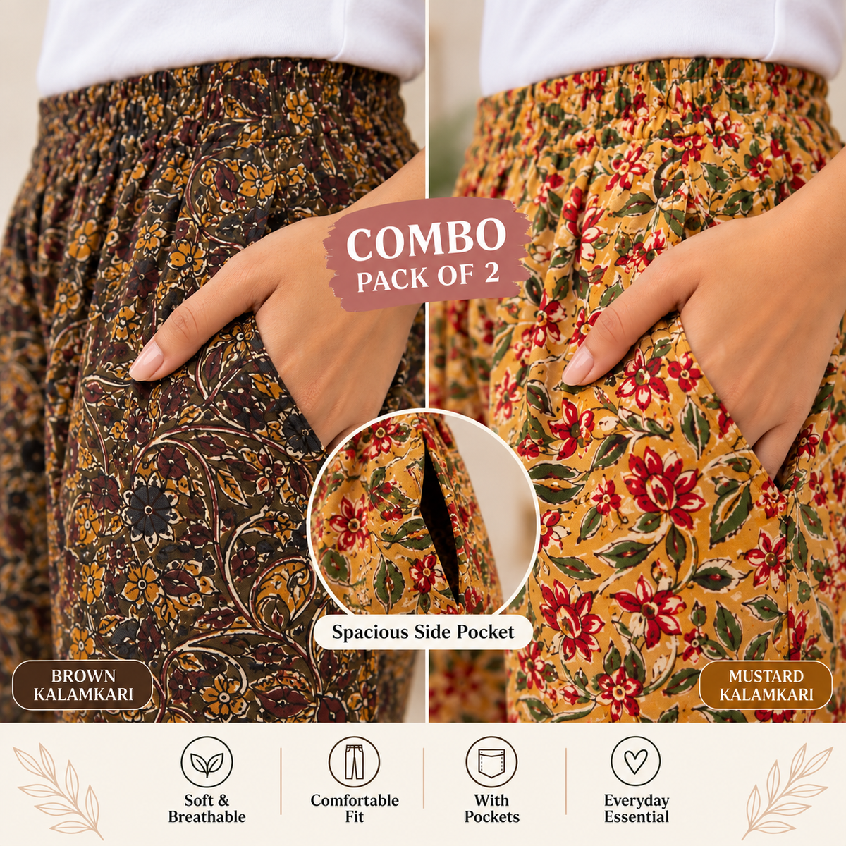 Kalamkari pant combo c4