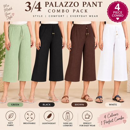 3/4 Palazzo Combo 5