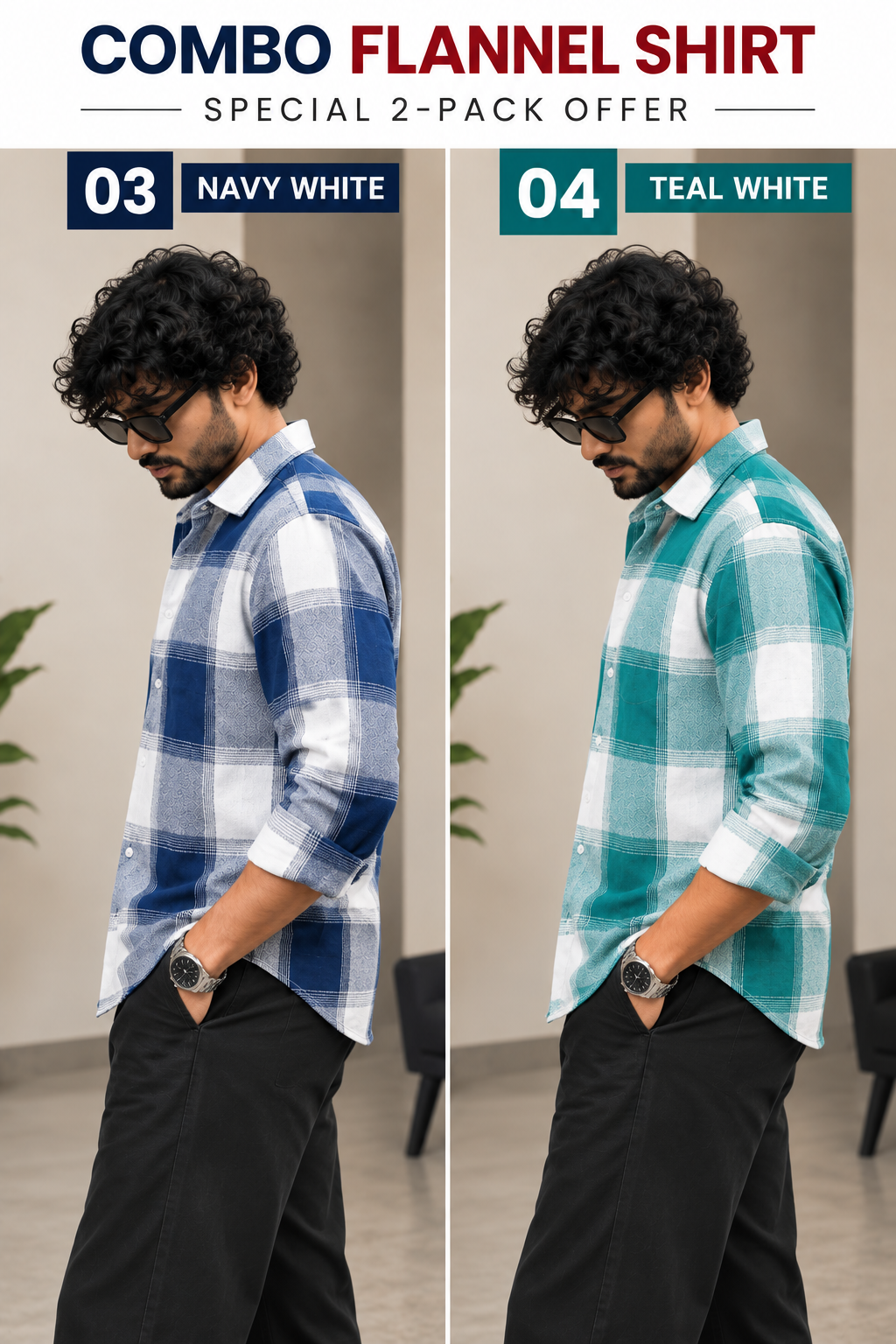 Flannel Shirt combo v2