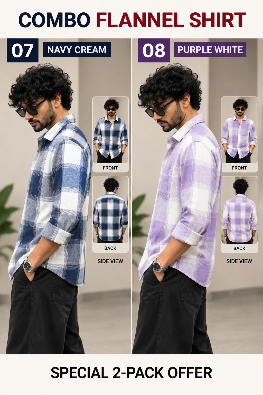 Flannel Shirt combo v3